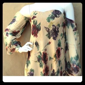 Haute Hippie Dress, Small, Beige.